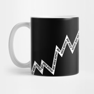 Buy Hold Repeat Line Chart White Mug